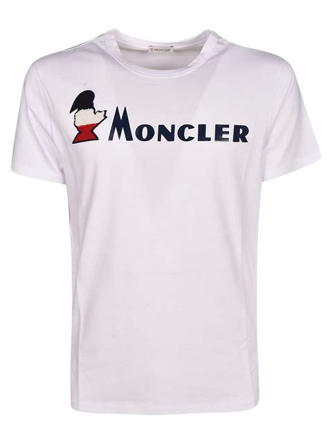 white moncler shirt.